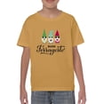 thumbnail image 1 of Buon Ferragosto Cute Gnomes T-Shirt Juniors -Image by Shutterstock,  Medium, 1 of 4