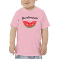 thumbnail image 1 of Buon Ferragosto! Cute Watermelon T-Shirt Toddler -Image by Shutterstock,  2 Toddler, 1 of 4