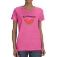 thumbnail image 1 of Buon Ferragosto! Cute Watermelon T-Shirt Women -Image by Shutterstock, Female Large, 1 of 4