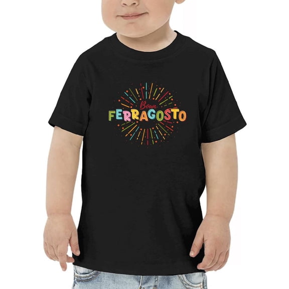 Buon Ferragosto Fireworks T-Shirt Toddler -Image by Shutterstock,  2 Toddler
