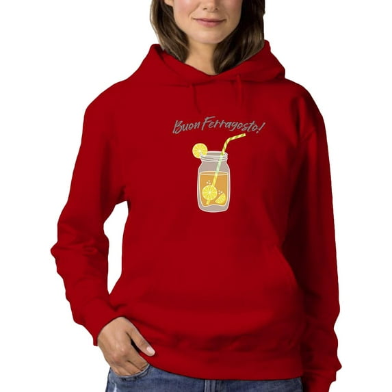 Buon Ferragosto Fresh Lemonade Hoodie Women -Image by Shutterstock, Female 3X-Large