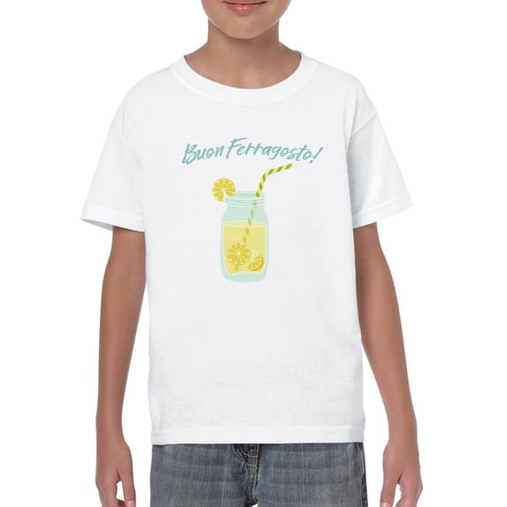 Buon Ferragosto Fresh Lemonade T-Shirt Juniors -Image by Shutterstock, Small