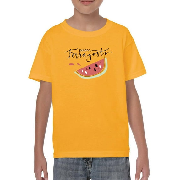 Buon Ferragosto Fresh Watermelon T-Shirt Juniors -Image by Shutterstock, x-Small