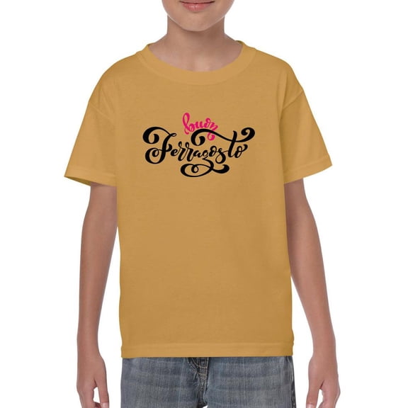 Buon Ferragosto Happy T-Shirt Juniors -Image by Shutterstock,  Medium