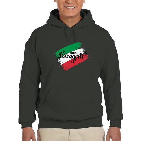 Buon Ferragosto Hoodie Men -Image by Shutterstock, Male XX-Large