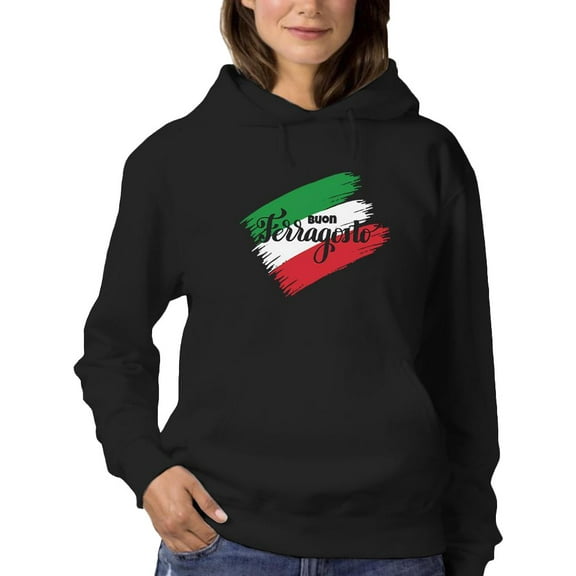 Buon Ferragosto Hoodie Women -Image by Shutterstock, Female Medium
