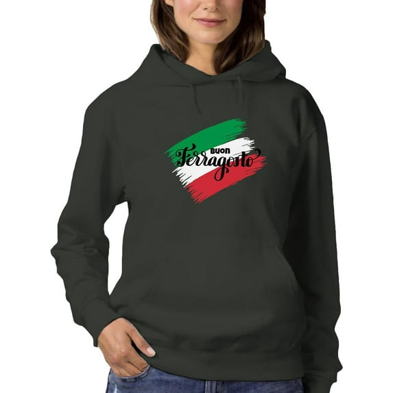 Buon Ferragosto Hoodie Women -Image by Shutterstock, Female XX-Large