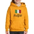 thumbnail image 1 of Buon Ferragosto Italy Flag Hoodie Juniors -Image by Shutterstock,  Large, 1 of 4
