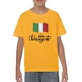 thumbnail image 1 of Buon Ferragosto Italy Flag T-Shirt Juniors -Image by Shutterstock,  Small, 1 of 4