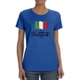 thumbnail image 1 of Buon Ferragosto Italy Flag T-Shirt Women -Image by Shutterstock, Female Large, 1 of 4