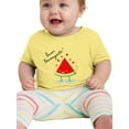 thumbnail image 1 of Buon Ferragosto Juicy Watermelon T-Shirt Infant -Image by Shutterstock,  12 Months, 1 of 4