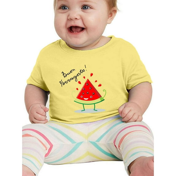 Buon Ferragosto Juicy Watermelon T-Shirt Infant -Image by Shutterstock, 12 Months