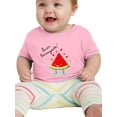 thumbnail image 1 of Buon Ferragosto Juicy Watermelon T-Shirt Infant -Image by Shutterstock,  6 Months, 1 of 4