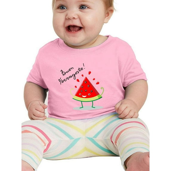 Buon Ferragosto Juicy Watermelon T-Shirt Infant -Image by Shutterstock, 6 Months