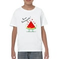 thumbnail image 1 of Buon Ferragosto Juicy Watermelon T-Shirt Juniors -Image by Shutterstock,  x-Large, 1 of 4