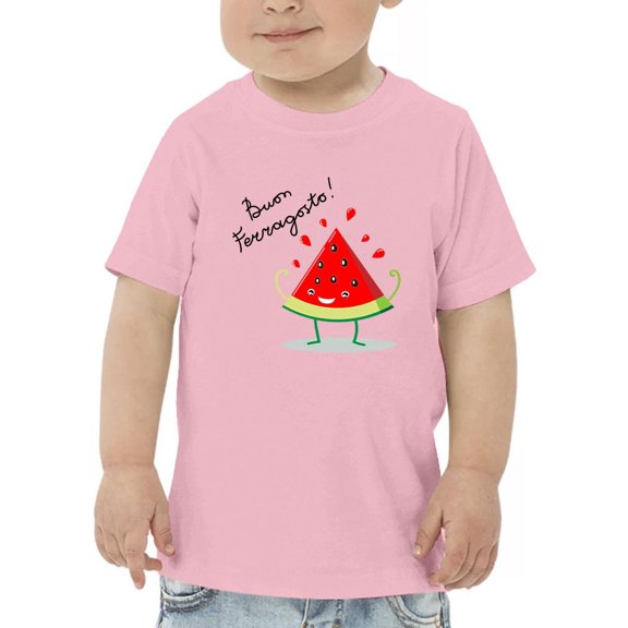 Buon Ferragosto Juicy Watermelon T-Shirt Toddler -Image by Shutterstock, 2 Toddler