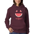 thumbnail image 1 of Buon Ferragosto Melon Hoodie Women -Image by Shutterstock, Female Small, 1 of 4