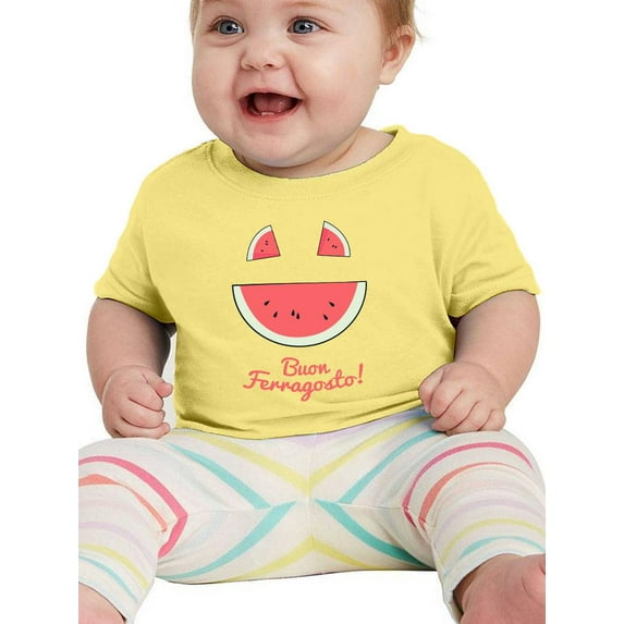 Buon Ferragosto Melon T-Shirt Infant -Image by Shutterstock, 24 Months