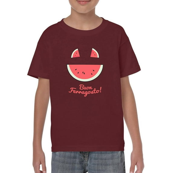Buon Ferragosto Melon T-Shirt Juniors -Image by Shutterstock, x-Small