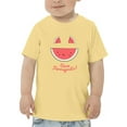 thumbnail image 1 of Buon Ferragosto Melon T-Shirt Toddler -Image by Shutterstock,  2 Toddler, 1 of 4