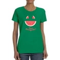 thumbnail image 1 of Buon Ferragosto Melon T-Shirt Women -Image by Shutterstock, Female x-Large, 1 of 4