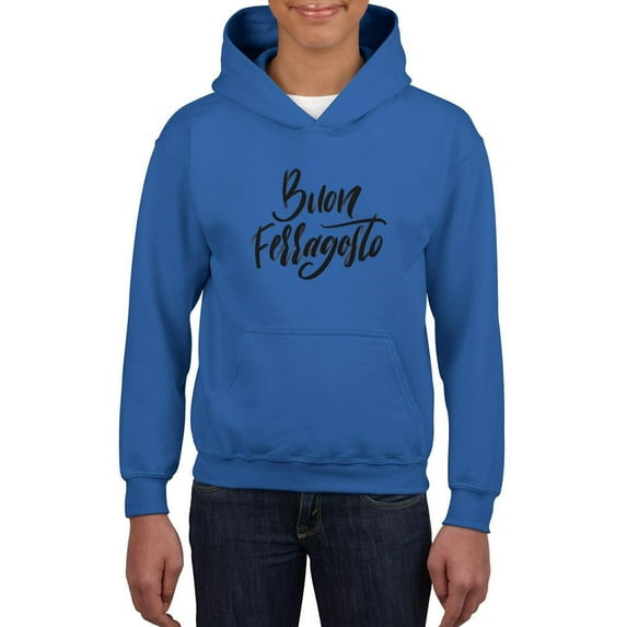 Buon Ferragosto Noir Hoodie Juniors -Image by Shutterstock, x-Large
