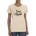 thumbnail image 1 of Buon Ferragosto Noir T-Shirt Women -Image by Shutterstock, Female Medium, 1 of 4