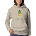 thumbnail image 1 of Buon Ferragosto Pineapple Doodle Hoodie Women -Image by Shutterstock, Female 3X-Large, 1 of 4