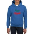 thumbnail image 1 of Buon Ferragosto Red Calligraphy Hoodie Juniors -Image by Shutterstock,  Large, 1 of 4