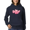 thumbnail image 1 of Buon Ferragosto Red Lettering Hoodie Women -Image by Shutterstock, Female Medium, 1 of 4