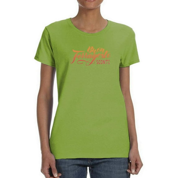 Buon Ferragosto Sconti T-Shirt Women -Image by Shutterstock, Female 3X-Large