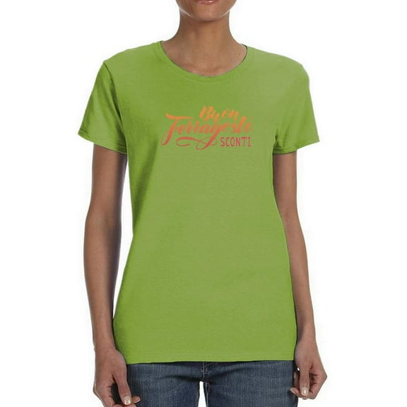 Buon Ferragosto Sconti T-Shirt Women -Image by Shutterstock, Female Small