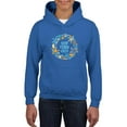 thumbnail image 1 of Buon Ferragosto Sea Wreath Hoodie Juniors -Image by Shutterstock,  Large, 1 of 4