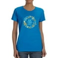 thumbnail image 1 of Buon Ferragosto Sea Wreath T-Shirt Women -Image by Shutterstock, Female Medium, 1 of 4