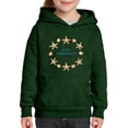 thumbnail image 1 of Buon Ferragosto Starfish Wreath Hoodie Juniors -Image by Shutterstock,  Small, 1 of 4