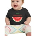 thumbnail image 1 of Buon Ferragosto Watercolor Melon T-Shirt Infant -Image by Shutterstock,  18 Months, 1 of 4