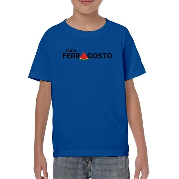 Buon Ferragosto Watermelon A T-Shirt Juniors -Image by Shutterstock,  Large