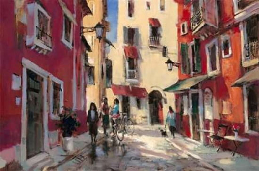 Buon Giorna Bellas Canvas Art - Brent Heighton (12 x 18)