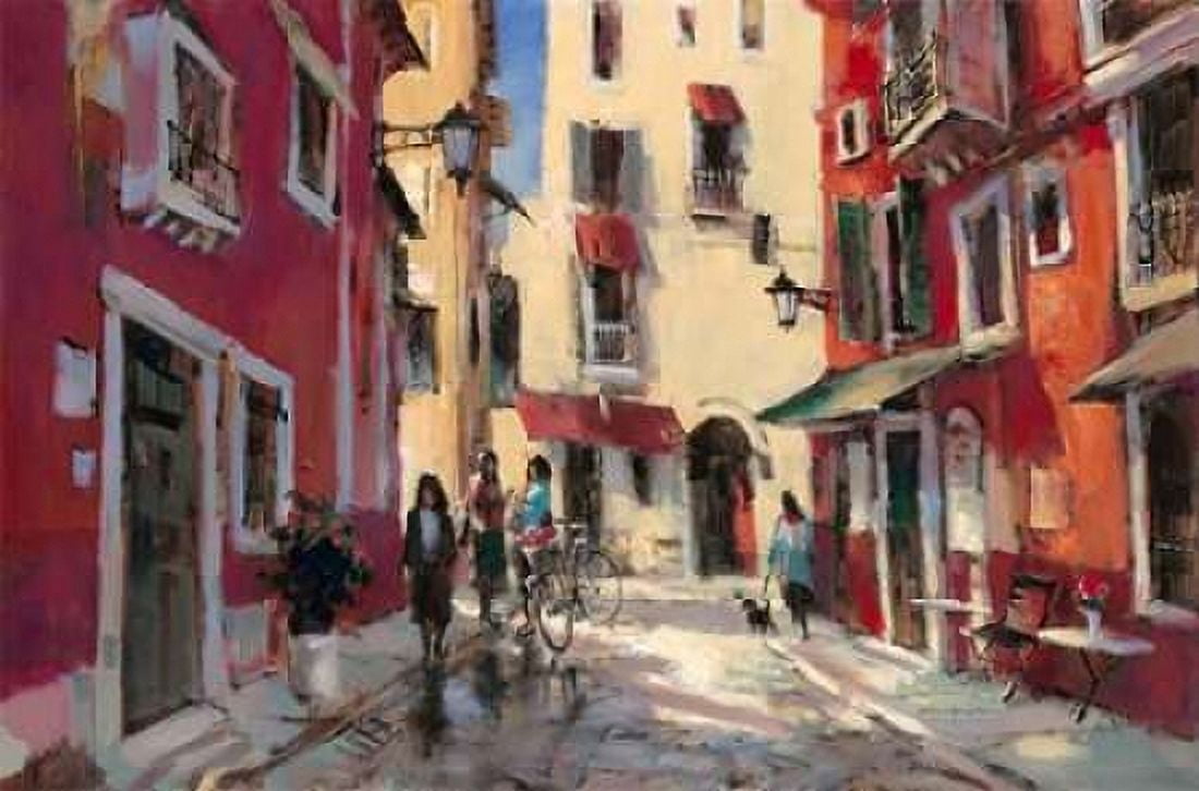 Buon Giorna Bellas Canvas Art - Brent Heighton (24 x 36)