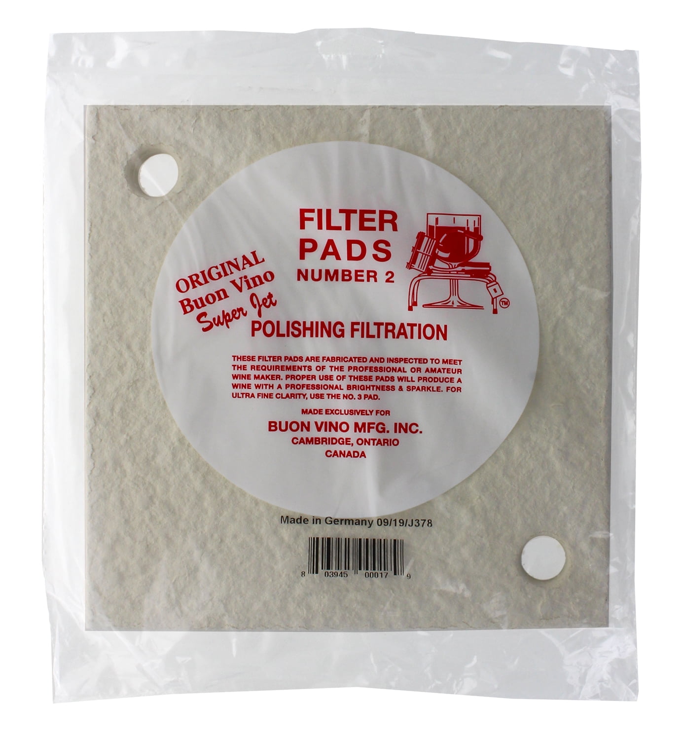 Buon Vino SuperJet Filter Pads2