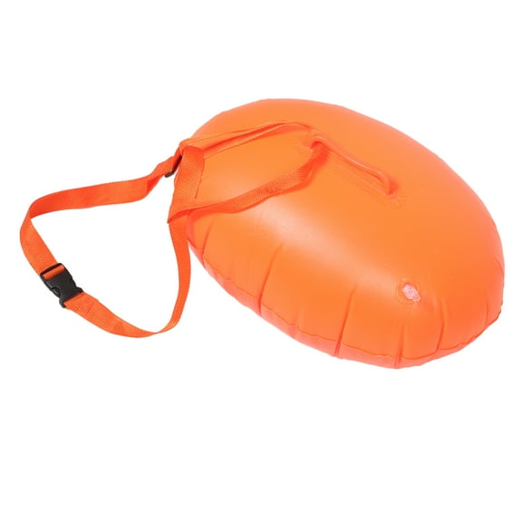 OFFIGAM 1Pack Orange Inflatable Swim Buoy for Beginners Floating Assistance in Open Water