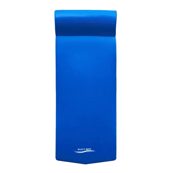 Buoy Bed Foam Pool Floats for Swimming - Xtra Thick Foam Pool Floats for Adults, Blue, 2.25" Thick