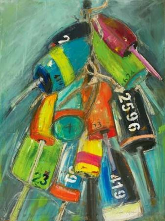 Buoys Canvas Art - Melissa Lyons (18 x 24)