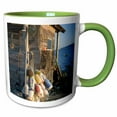 thumbnail image 1 of 3drose, Buoys, Legoe Bay Fishing Shack, Lummi Island, Wa - Us48 Rsc0125 - Roddy Scheer, 11oz Two-tone Green Mug, 1 of 6