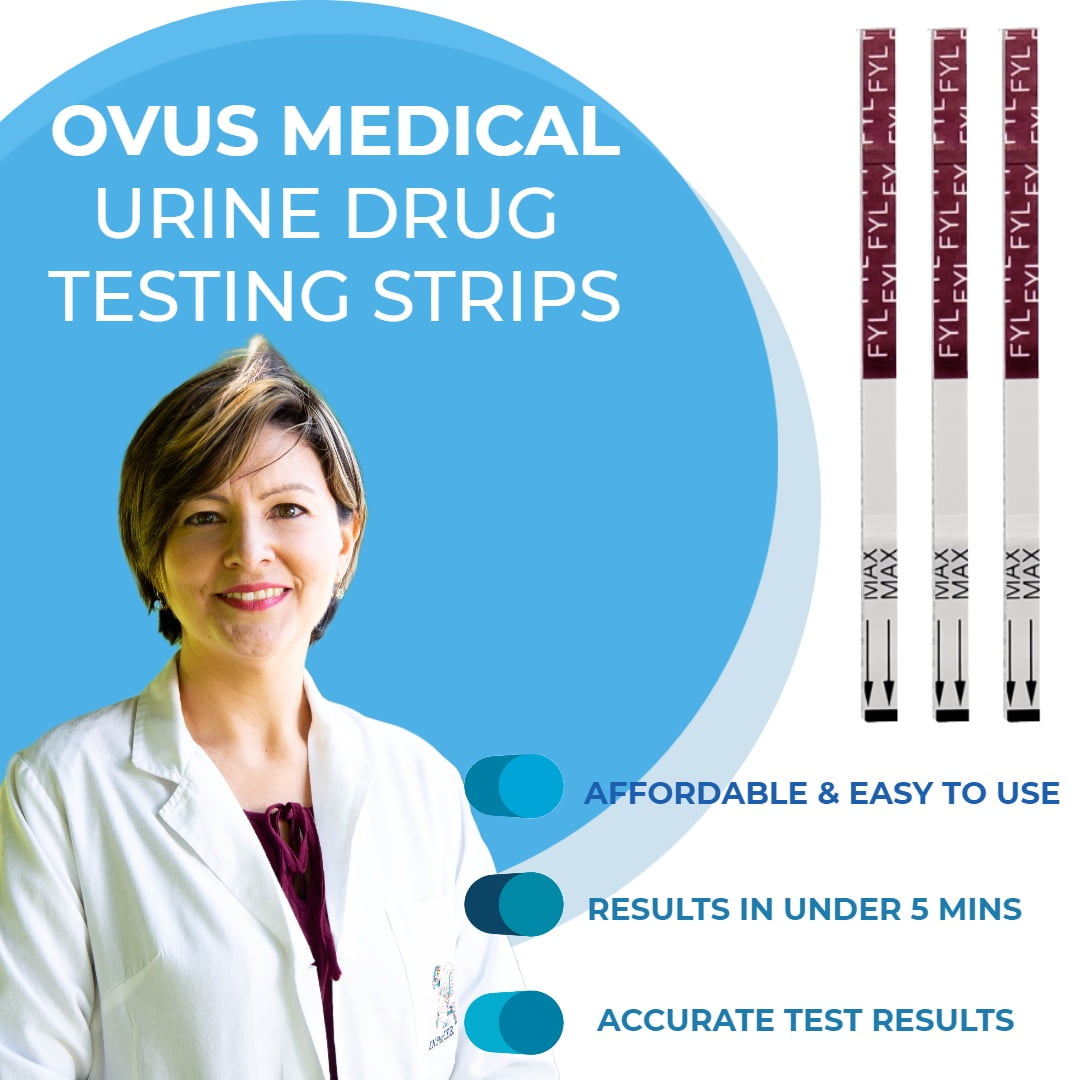 Buprenorphine Drug Test Strips PK/25 Same Day Shipping MF Ovus Medical