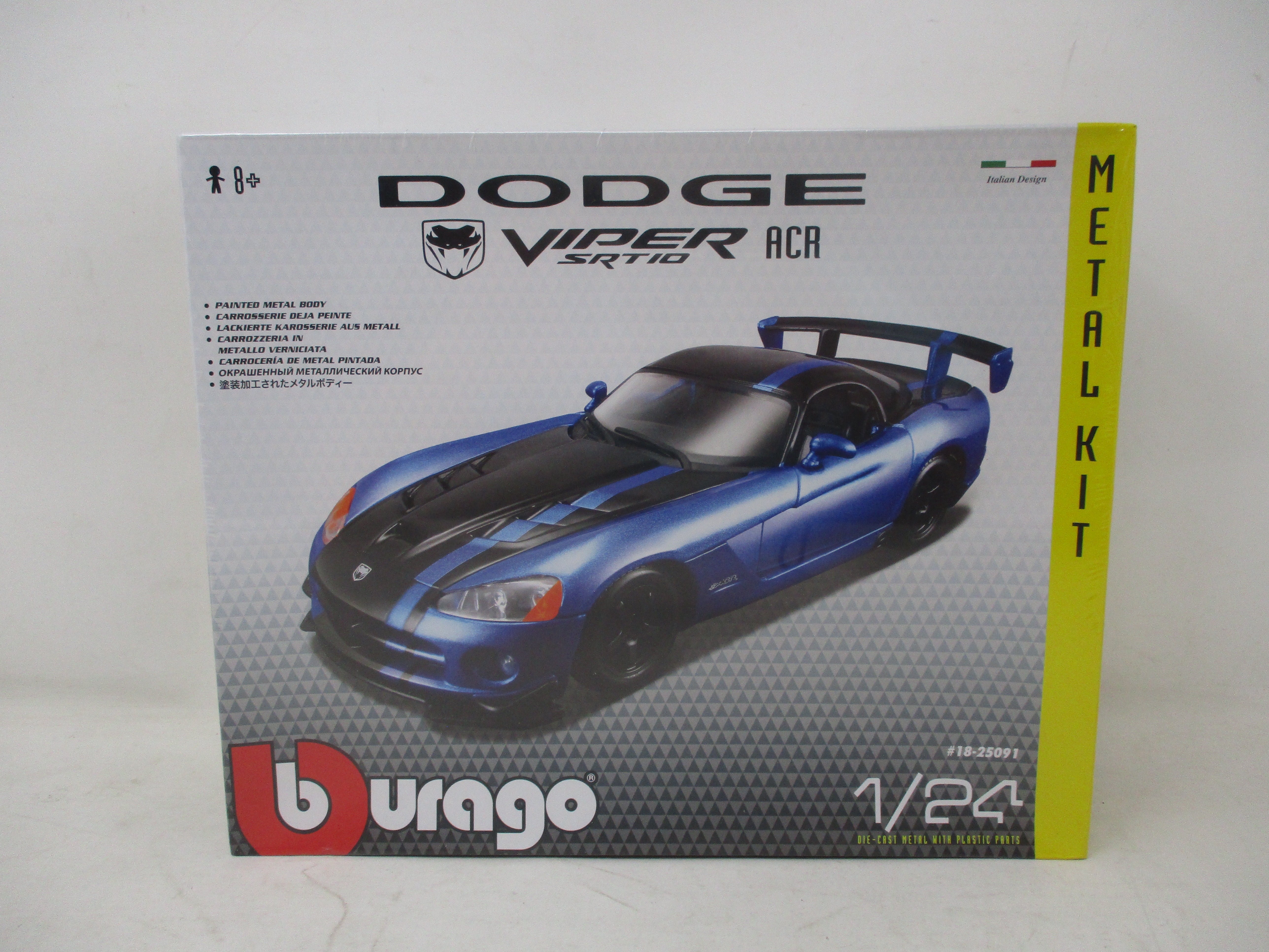 Burago 1:24 Dodge Viper STR10 ACR Metal Kit - Walmart.com