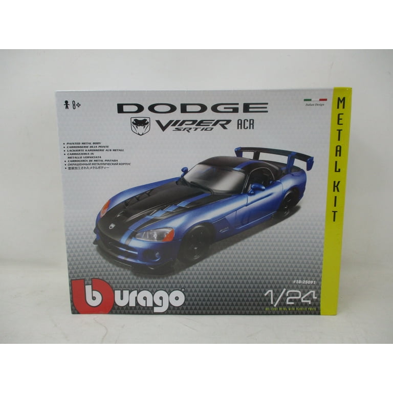 Burago 1:24 Dodge Viper STR10 ACR Metal Kit - Walmart.com