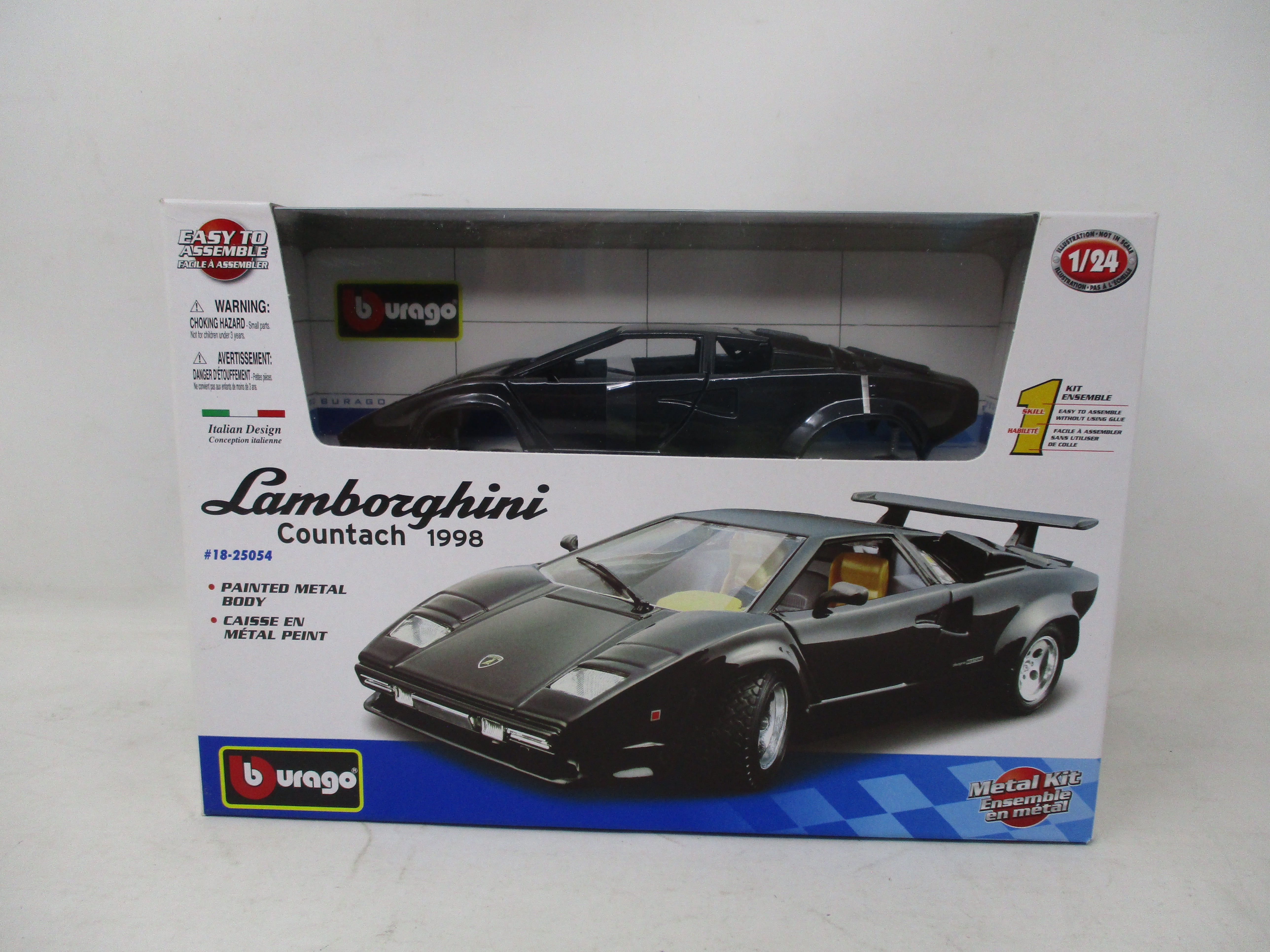 Burago 1998 Lamborghini Countach 1:24 - Walmart.com