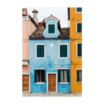 Burano Residential 06 - Venice Veneto Italy Photography Unframed Wall Art Print 5 x 7 inches