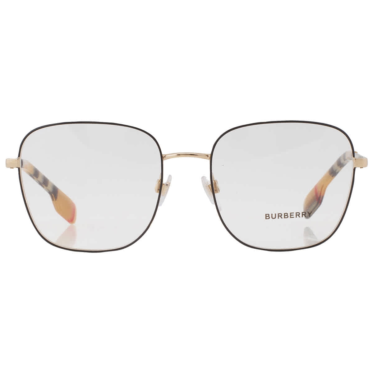 BURBERRYメガネ　レティース BE1347 1109 [新品　真正品　並行輸入品] BURBERRY Eyeglasses BE 1347 1109 Pale Gold⁄Black at